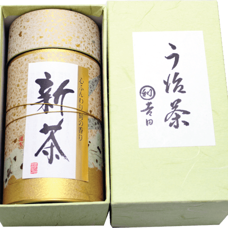 №B-3　宇治新茶　特上煎茶120ｇ缶箱入り