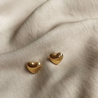 プチハートピアス