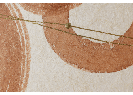 和紙アートパネル「環－Kan」　Washi Wall Art Panel　910×280