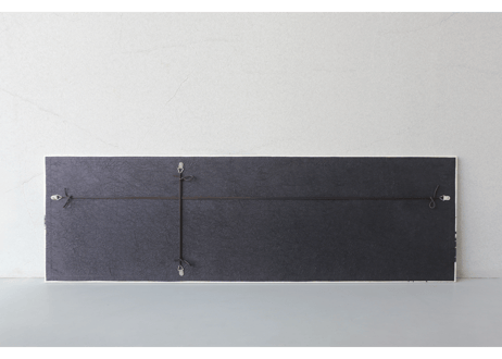 和紙アートパネル「雷－Rai」　Washi Wall Art Panel　910×280