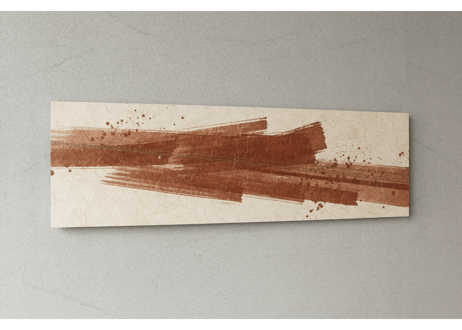 和紙アートパネル「奔流－Honryu」　Washi Wall Art Panel　910×280