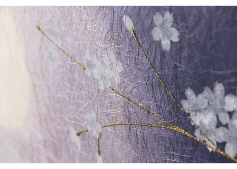 和紙アートパネル「夜桜-Yozakura」 Washi Wall Art Panel 910× 和紙アートパネル「夜桜-Yozakura」 Washi Wall Art Panel 910×