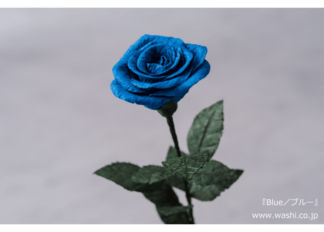 【即日発送可】和紙の花／一輪のバラ 全5色