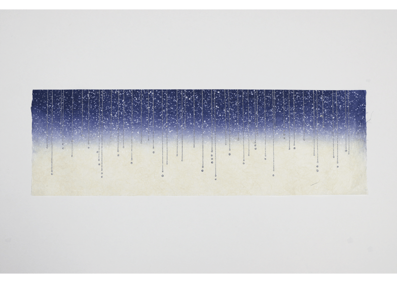 創作デザイン和紙・雨モチーフ（商品番号：as-18601） | Washi あさくら