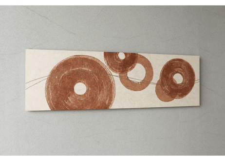 和紙アートパネル「環－Kan」　Washi Wall Art Panel　910×280