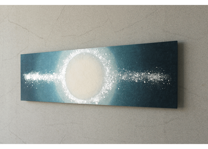 和紙アートパネル「夜月-Yozuki」 Washi Wall Art Panel 910×28 和紙アートパネル「夜月-Yozuki」 Washi Wall Art Panel 910×28