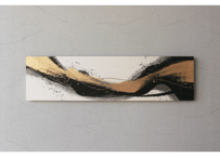 和紙アートパネル「翔 金彩－Sho kinsai」　Washi Wall Art Panel　800×210