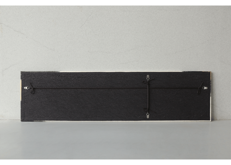 和絵画 翔 金色フレーム 水晶パネル アートパネル 60×80cm 開運画 金フレーム付き