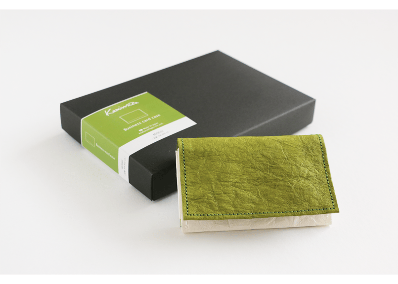 WAKO グリーン 名刺入れ 箱付き WAKO グリーン 名刺入れ 箱付き