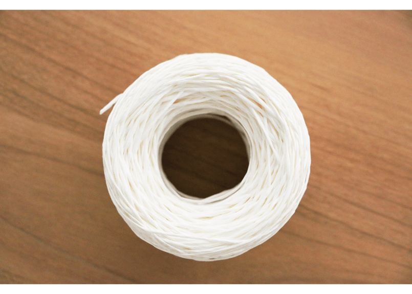 紙糸(白)太さ1mm | Washi あさくら 紙糸(白)太さ1mm | Washi あさくら