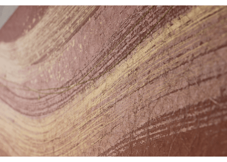 和紙アートパネル「悠久 金彩－Yukyu kinsai」　Washi Wall Art Panel　910×280