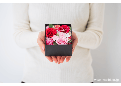 【即日発送可】和紙の花／フラワーボックス 全3色