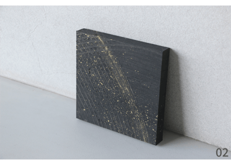 和紙ミニアートパネル「兆し－kizashi」　Washi Mini Art Panel　150×150 全3種
