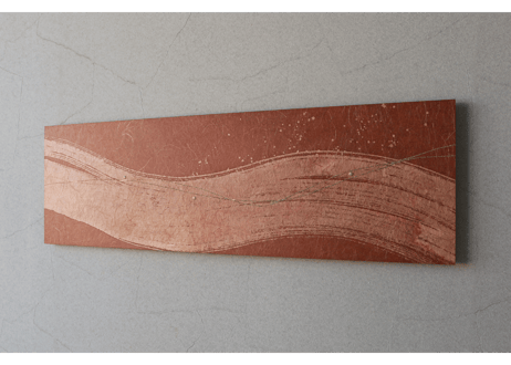 和紙アートパネル「悠久－Yukyu」　Washi Wall Art Panel　910×280