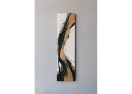 和紙アートパネル「翔 金彩－Sho kinsai」　Washi Wall Art Panel　800×210