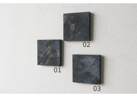 和紙ミニアートパネル「翳－kageri」　Washi Mini Art Panel　150×150 全3種