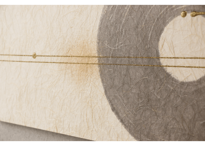 和紙アートパネル「輪-Rin」 Washi Wall Art Panel 910×280 | 和紙アートパネル「輪-Rin」 Washi Wall Art Panel 910×280 |