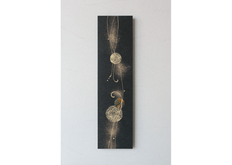 和紙アートパネル「煌－Kirameki」　Washi Wall Art Panel　800×210