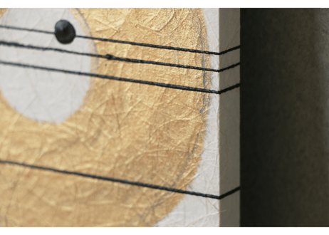 和紙アートパネル「結－Yui」　Washi Wall Art Panel　450×450