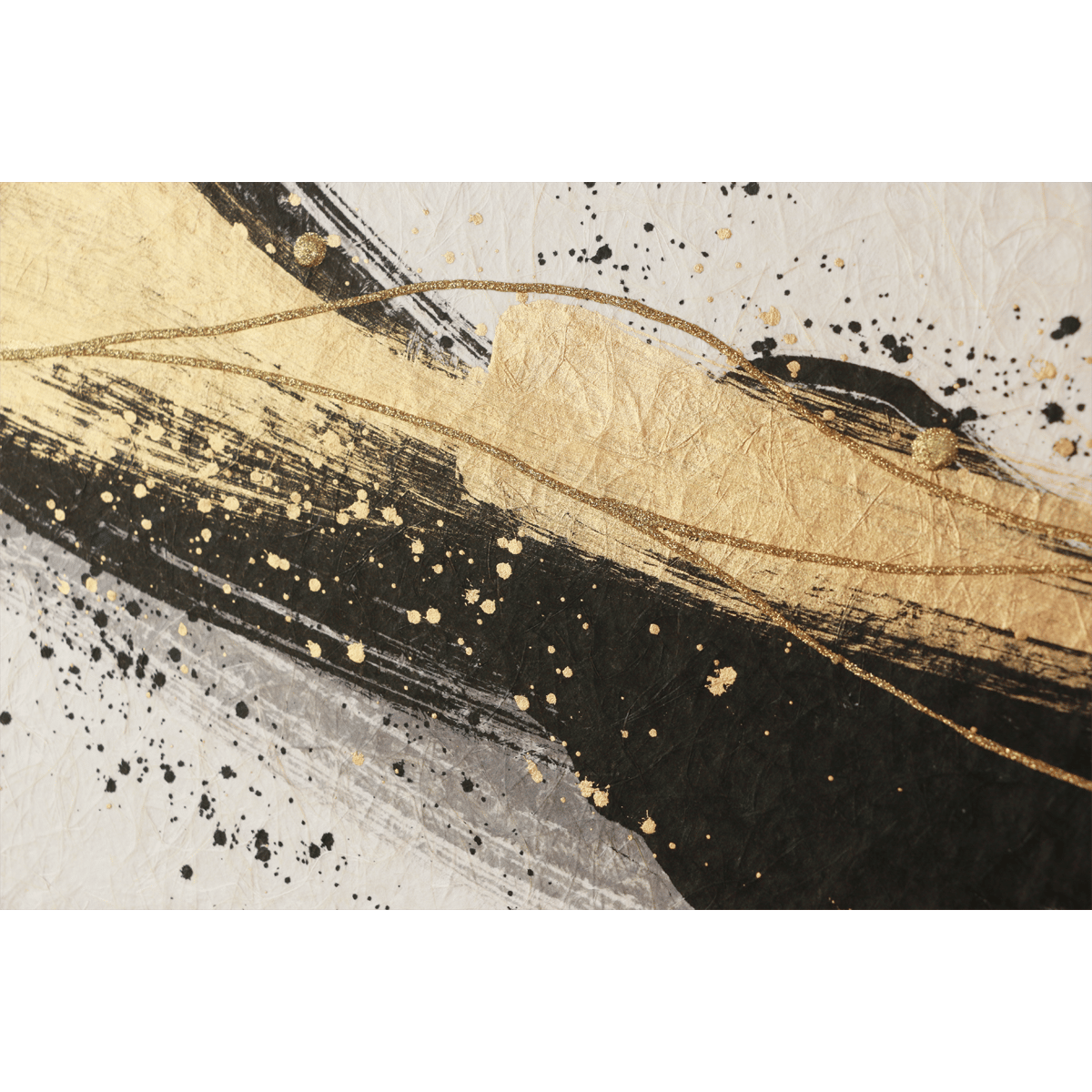 和紙アートパネル「翔 金彩－Sho kinsai」 Washi Wall Art Panel