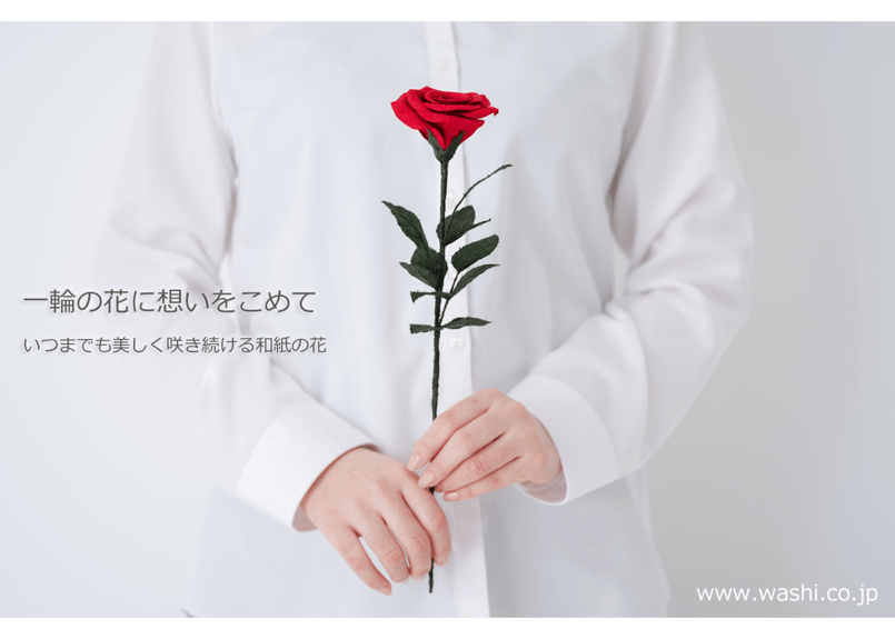 ステンレス製バラ　白色×花柄　1輪 ステンレス製バラ 白色×花柄 1輪 ステンレス製バラ 白色×花柄