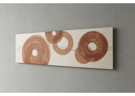 和紙アートパネル「環－Kan」　Washi Wall Art Panel　910×280