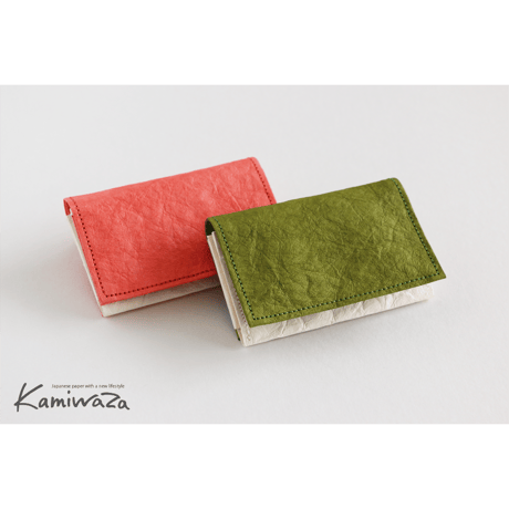 Kamiwaza 和紙製の名刺入れ／business card case 全2色