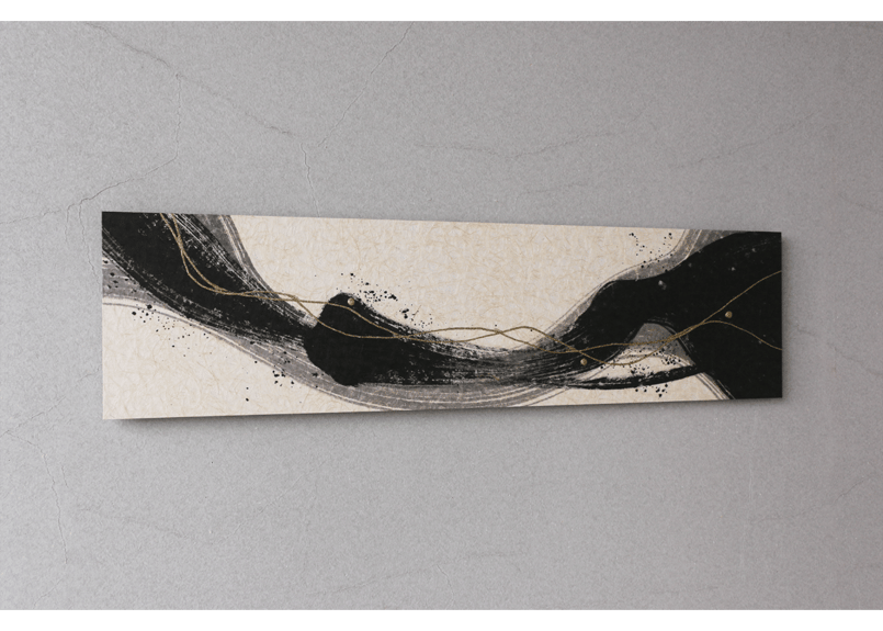 和紙アートパネル「翔－Sho」 Washi Wall Art Panel 800×210 |