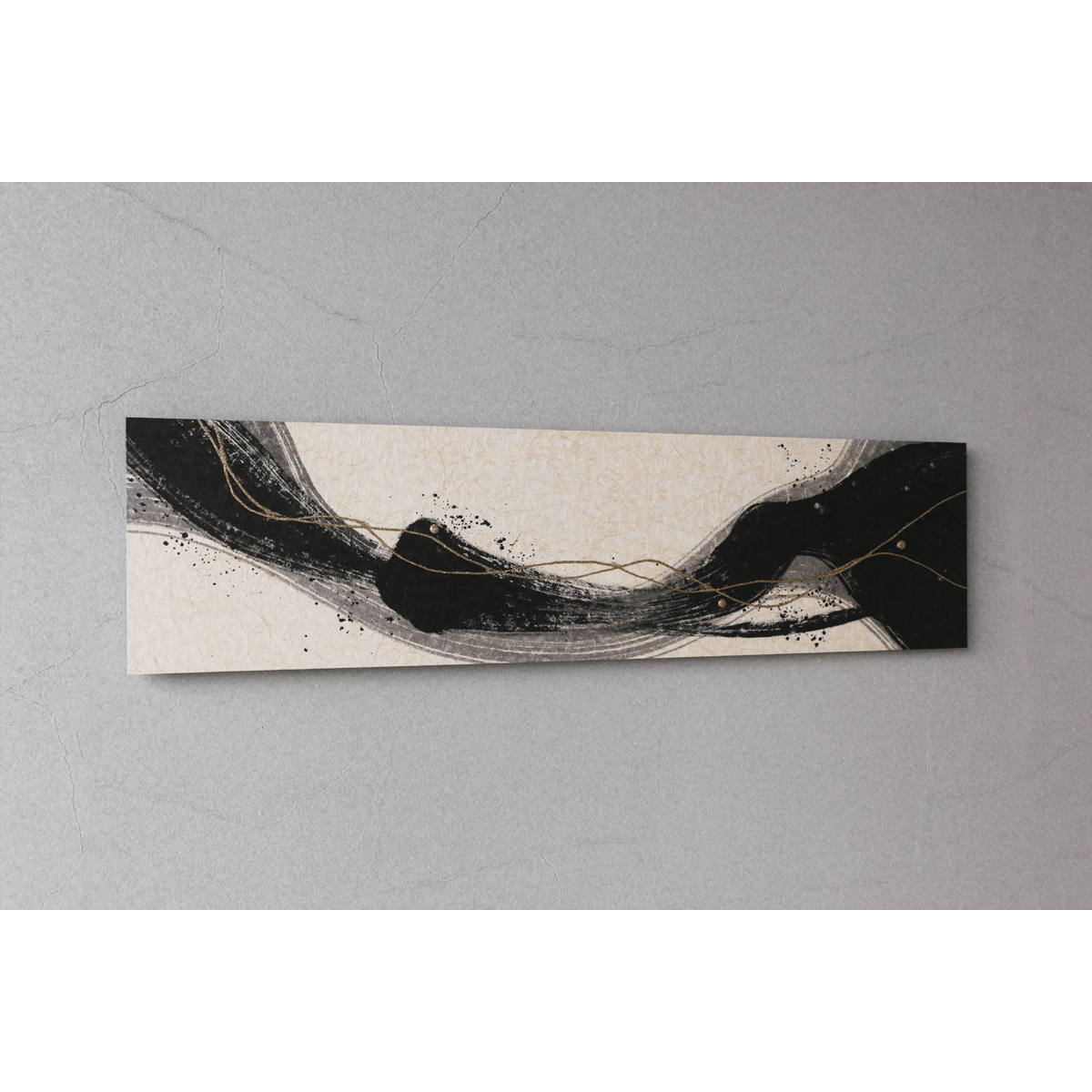 【Japanese Washi Art】高級和紙　和モダン　アートパネル 和紙アートパネル「翔－Sho」 Washi Wall Art Panel 800×210 |