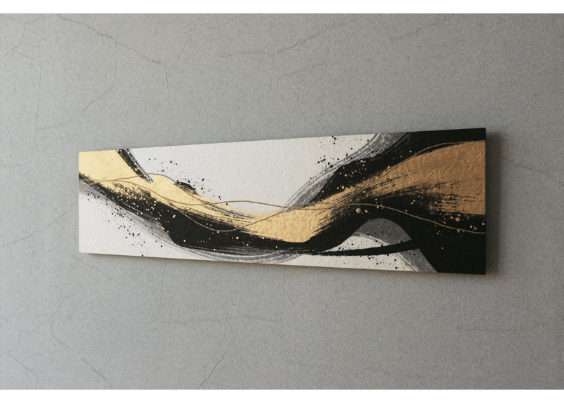 和紙アートパネル「翔 金彩－Sho kinsai」 Washi Wall Art Panel