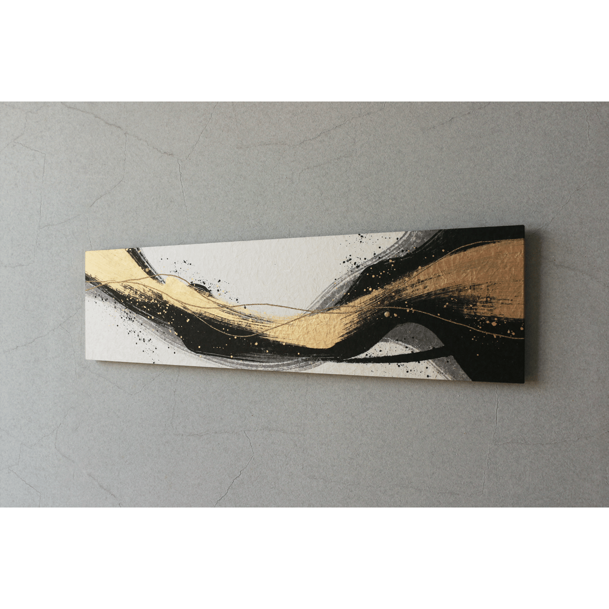 和紙アートパネル「翔 金彩－Sho kinsai」 Washi Wall Art Panel 