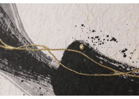 和紙アートパネル「翔－Sho」　Washi Wall Art Panel　800×210