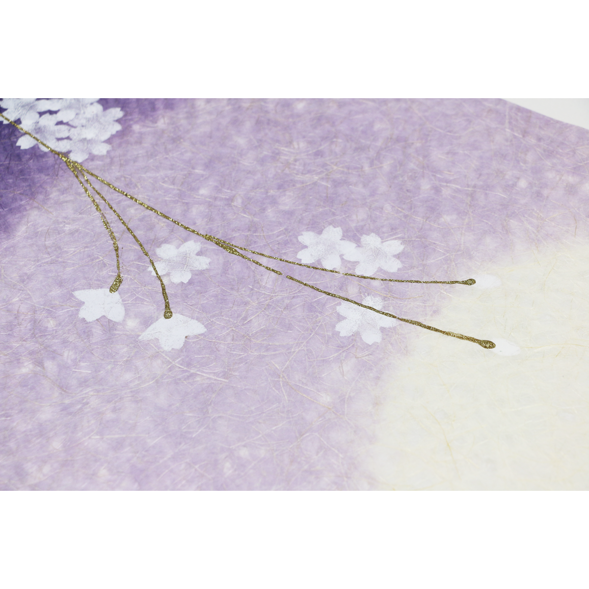 み*様 アースラ♡新品未使用 創作デザイン落水和紙・夜桜モチーフ（商品番号：as-20101