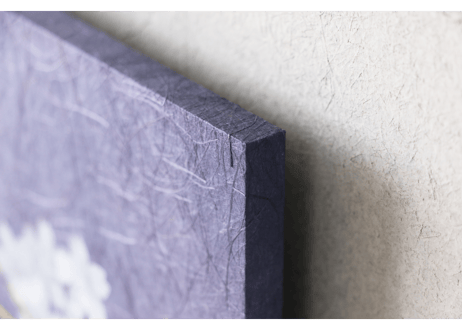 和紙アートパネル「夜桜－Yozakura」　Washi Wall Art Panel　910×280