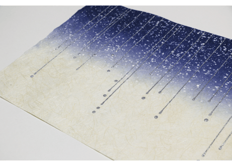 創作デザイン和紙・雨モチーフ（商品番号：as-18601）