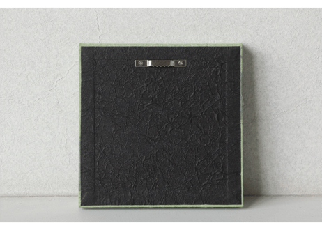 押し花和紙ミニアートパネル「のどか－nodoka」　Washi Mini Art Panel　150×150 全2種