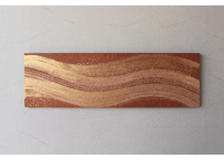 和紙アートパネル「悠久 金彩－Yukyu kinsai」　Washi Wall Art Panel　910×280