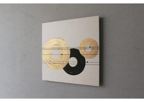 和紙アートパネル「結－Yui」　Washi Wall Art Panel　450×450