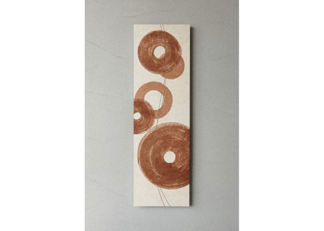 和紙アートパネル「環－Kan」　Washi Wall Art Panel　910×280