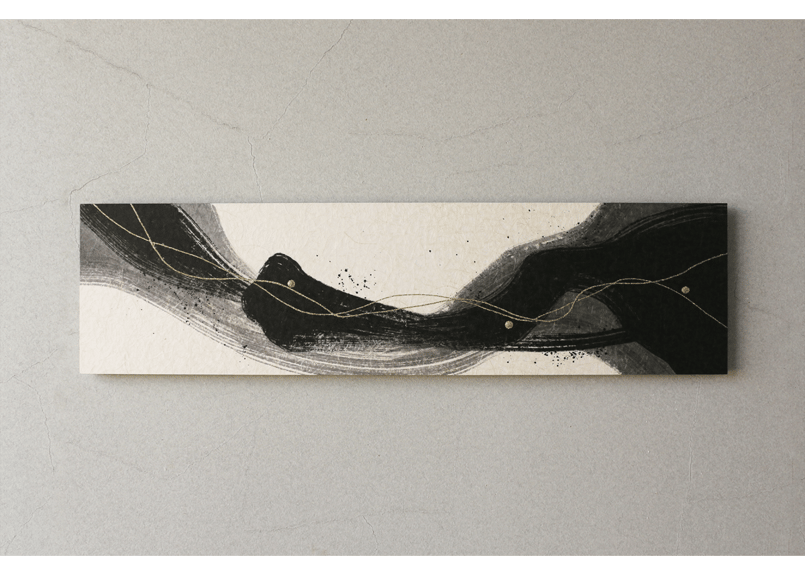 和紙アートパネル「翔－Sho」 Washi Wall Art Panel 800×210 |