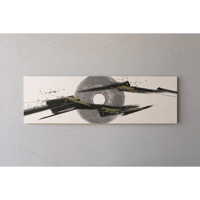 和紙アートパネル「雷－Rai」　Washi Wall Art Panel　910×280