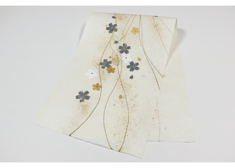 創作デザイン和紙・桜モチーフ（商品番号：as-no8w)