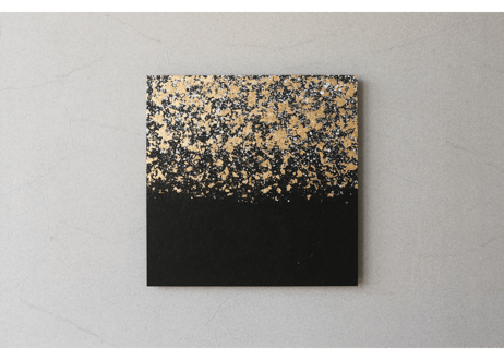 和紙アートパネル「暁－Akatsuki」　Washi Wall Art Panel　450×450