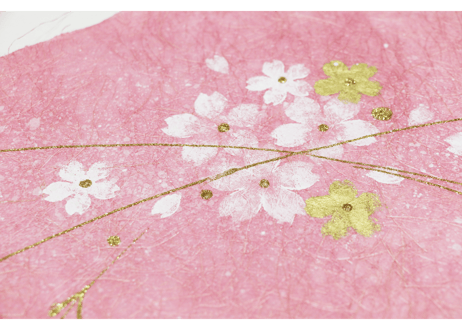 創作デザイン和紙・桜モチーフ（商品番号：as-20604)