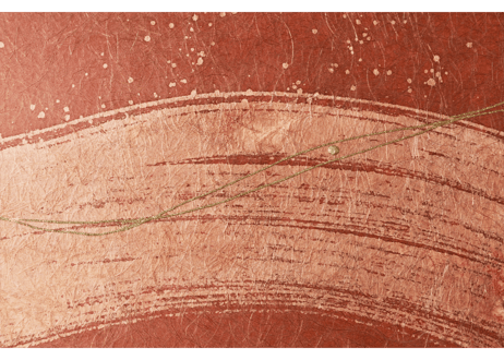 和紙アートパネル「悠久－Yukyu」　Washi Wall Art Panel　910×280