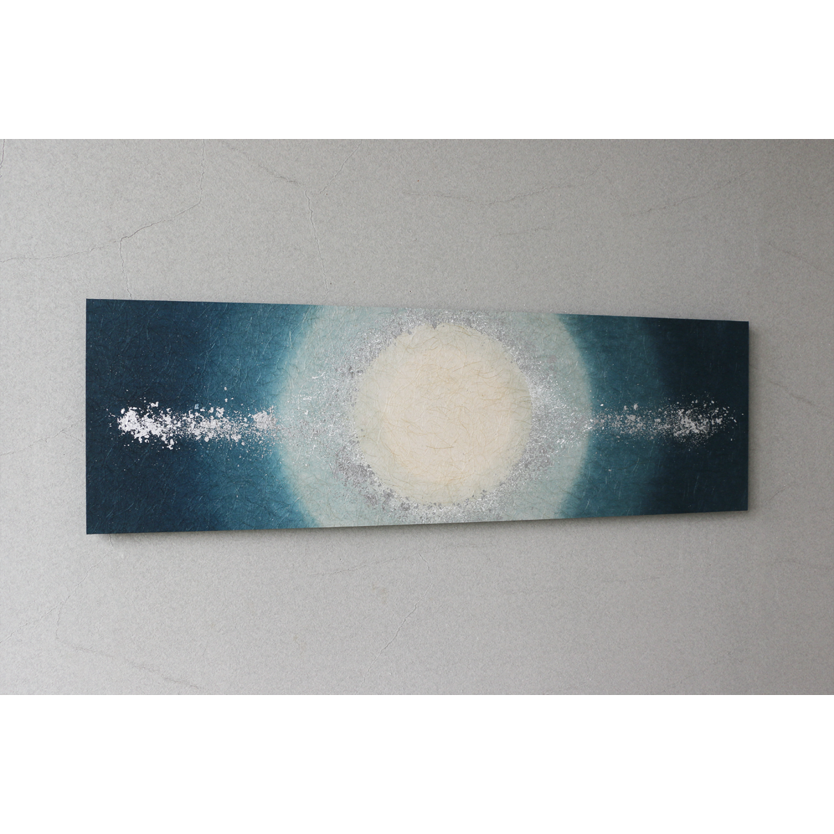和紙アートパネル「夜月－Yozuki」 Washi Wall Art Panel 910×28