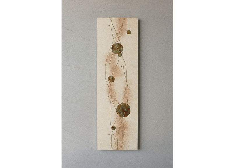 和紙アートパネル「輝－Kagayaki」 Washi Wall Art Panel 910×2