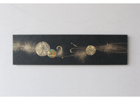 和紙アートパネル「煌－Kirameki」　Washi Wall Art Panel　800×210