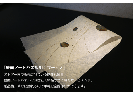 セミオーダー加工費用『壁面アートパネル 91×28cmサイズ』