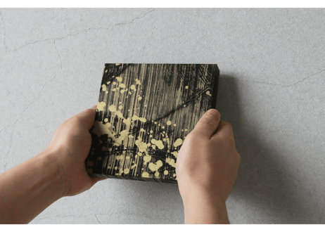 和紙ミニアートパネル「玄－gen」　Washi Mini Art Panel　150×150 全3種